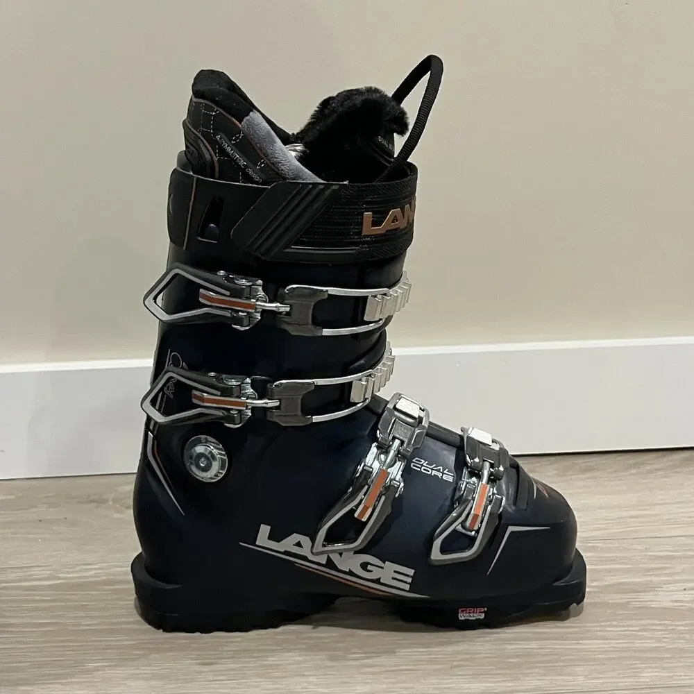 LANGE Boots Womens 23.5 RX 90 W LV GW Snow Ski Thinsulate Shadow Blue Italy